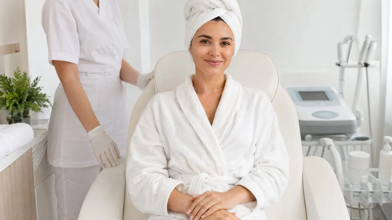 A calm moment before treatment